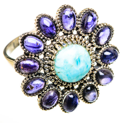 Larimar Rings handcrafted by Ana Silver Co - RING126352 - Photo 2