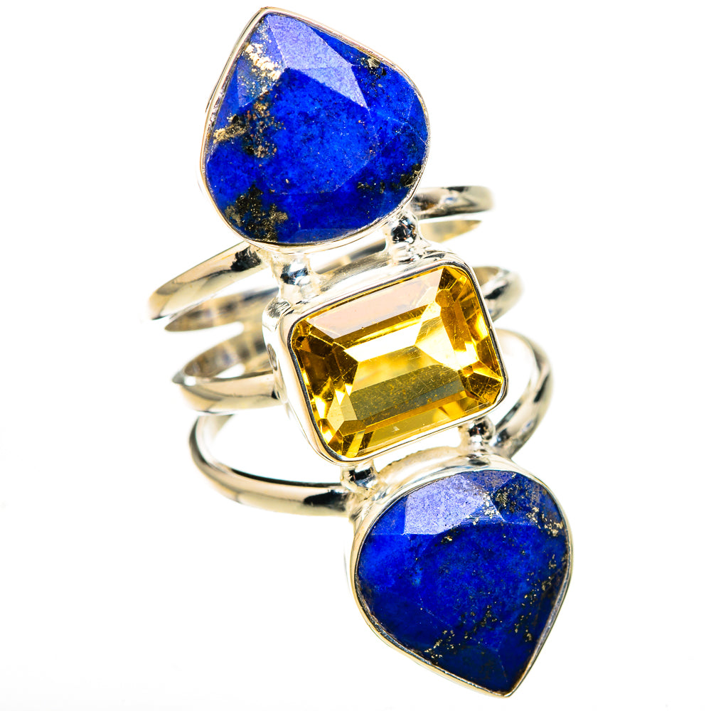 Lapis Lazuli Rings handcrafted by Ana Silver Co - RING126361 - Photo 2