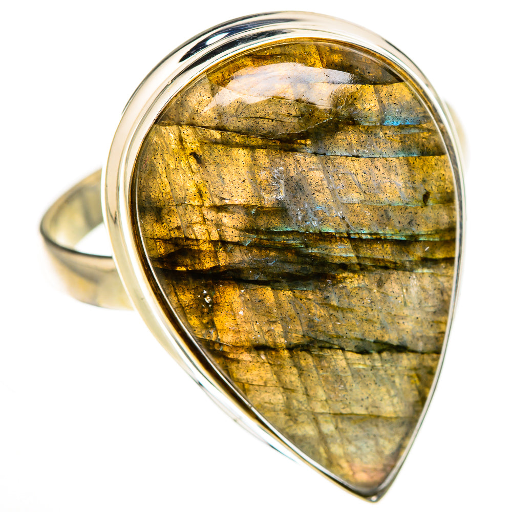 Labradorite Rings handcrafted by Ana Silver Co - RING126362 - Photo 2