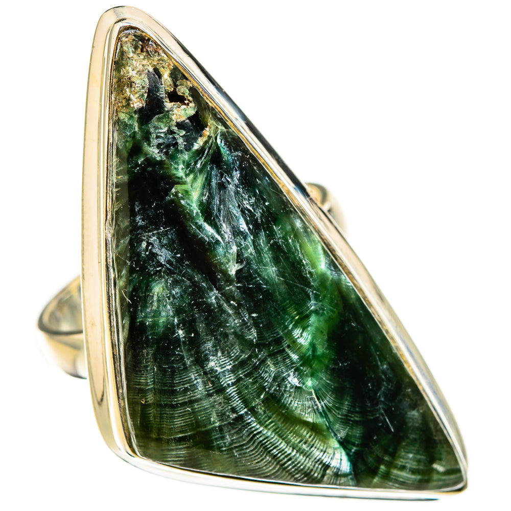Seraphinite Rings handcrafted by Ana Silver Co - RING126363 - Photo 2