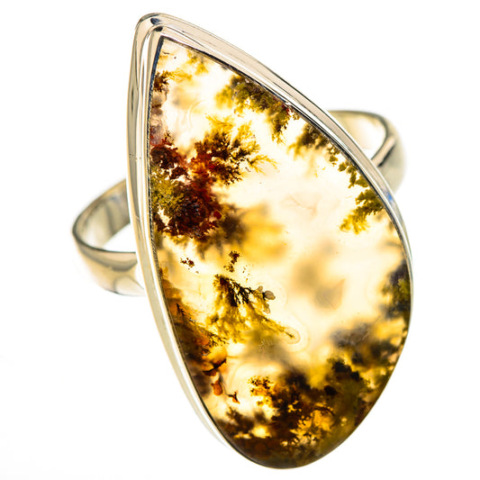 Indonesian Plume Agate Rings handcrafted by Ana Silver Co - RING126366 - Photo 2