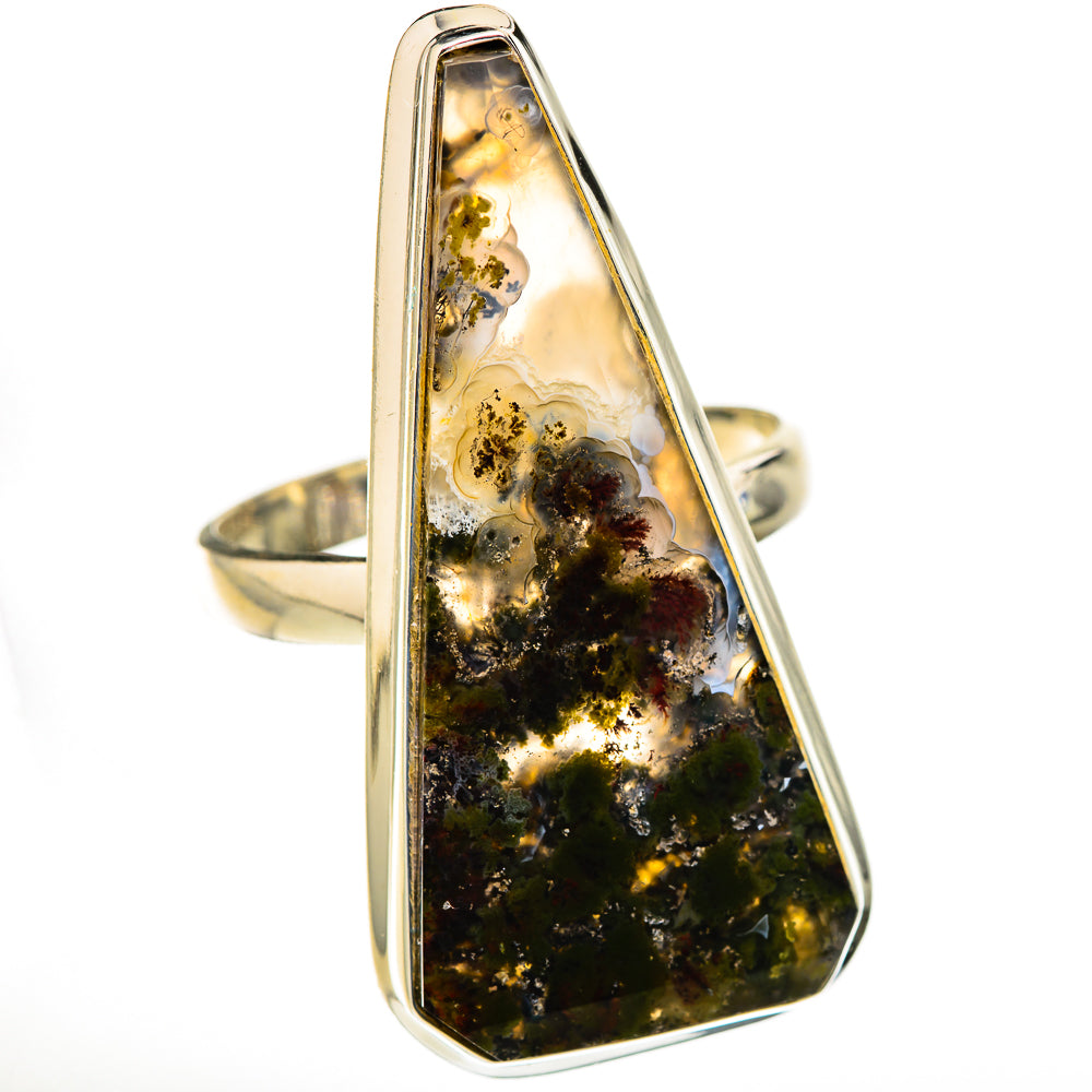 Indonesian Plume Agate Rings handcrafted by Ana Silver Co - RING126373 - Photo 2
