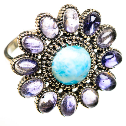 Larimar Rings handcrafted by Ana Silver Co - RING126375 - Photo 2
