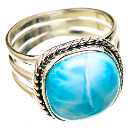 Larimar Rings handcrafted by Ana Silver Co - RING126379 - Photo 2