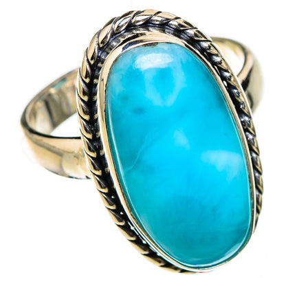 Larimar Rings handcrafted by Ana Silver Co - RING126382 - Photo 2