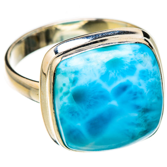 Larimar Rings handcrafted by Ana Silver Co - RING126383 - Photo 2