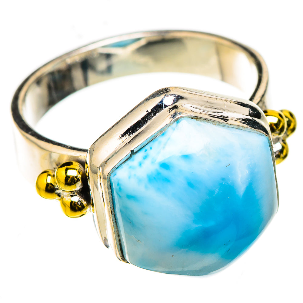 Larimar Rings handcrafted by Ana Silver Co - RING126384 - Photo 2