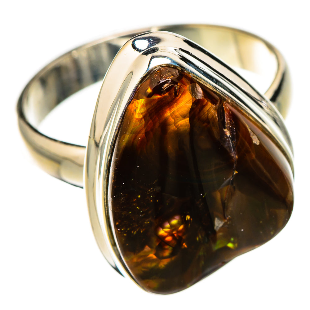 Mexican Fire Agate Rings handcrafted by Ana Silver Co - RING126385 - Photo 2