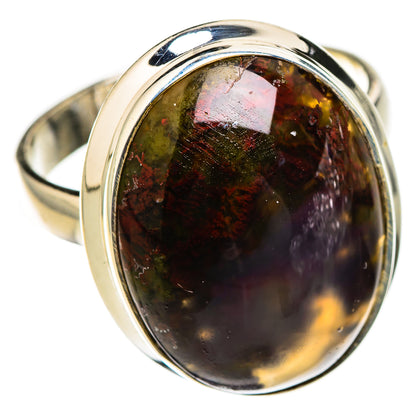 Indonesian Plume Agate Rings handcrafted by Ana Silver Co - RING126386 - Photo 2