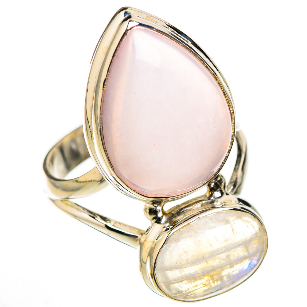 Rose Quartz Rings handcrafted by Ana Silver Co - RING126387 - Photo 2