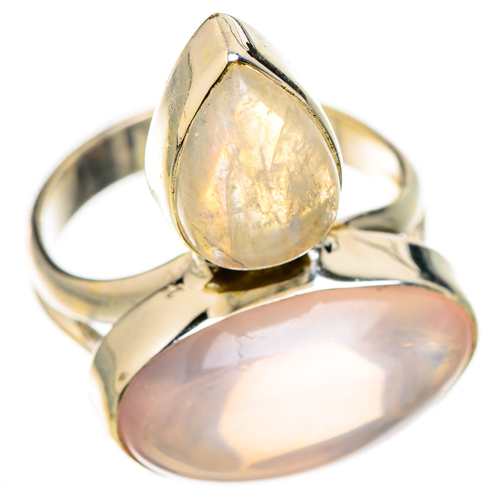 Rose Quartz Rings handcrafted by Ana Silver Co - RING126388 - Photo 2