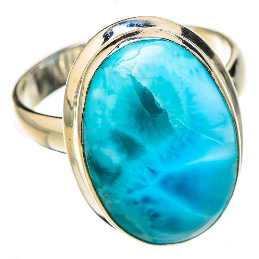 Larimar Rings handcrafted by Ana Silver Co - RING126402 - Photo 2