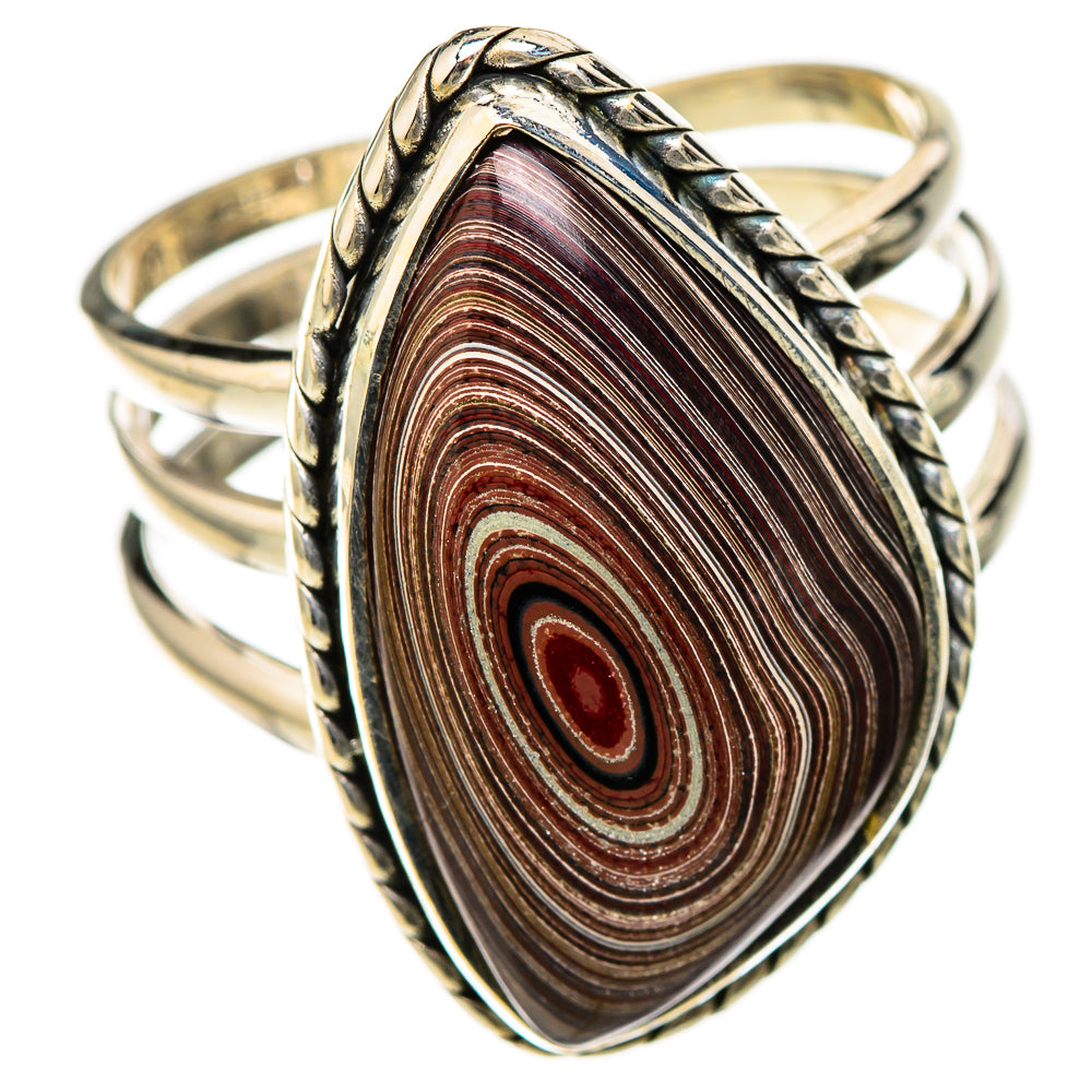 Fordite Rings handcrafted by Ana Silver Co - RING126406 - Photo 2