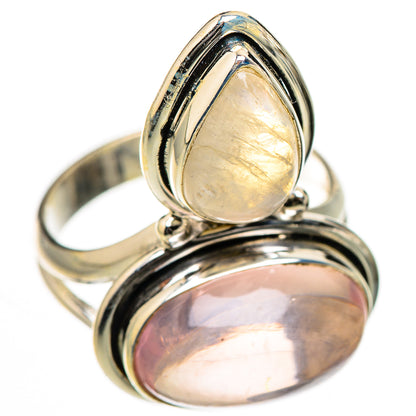 Rose Quartz Rings handcrafted by Ana Silver Co - RING126409 - Photo 2