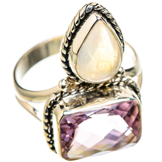 Pink Amethyst Rings handcrafted by Ana Silver Co - RING126410 - Photo 2