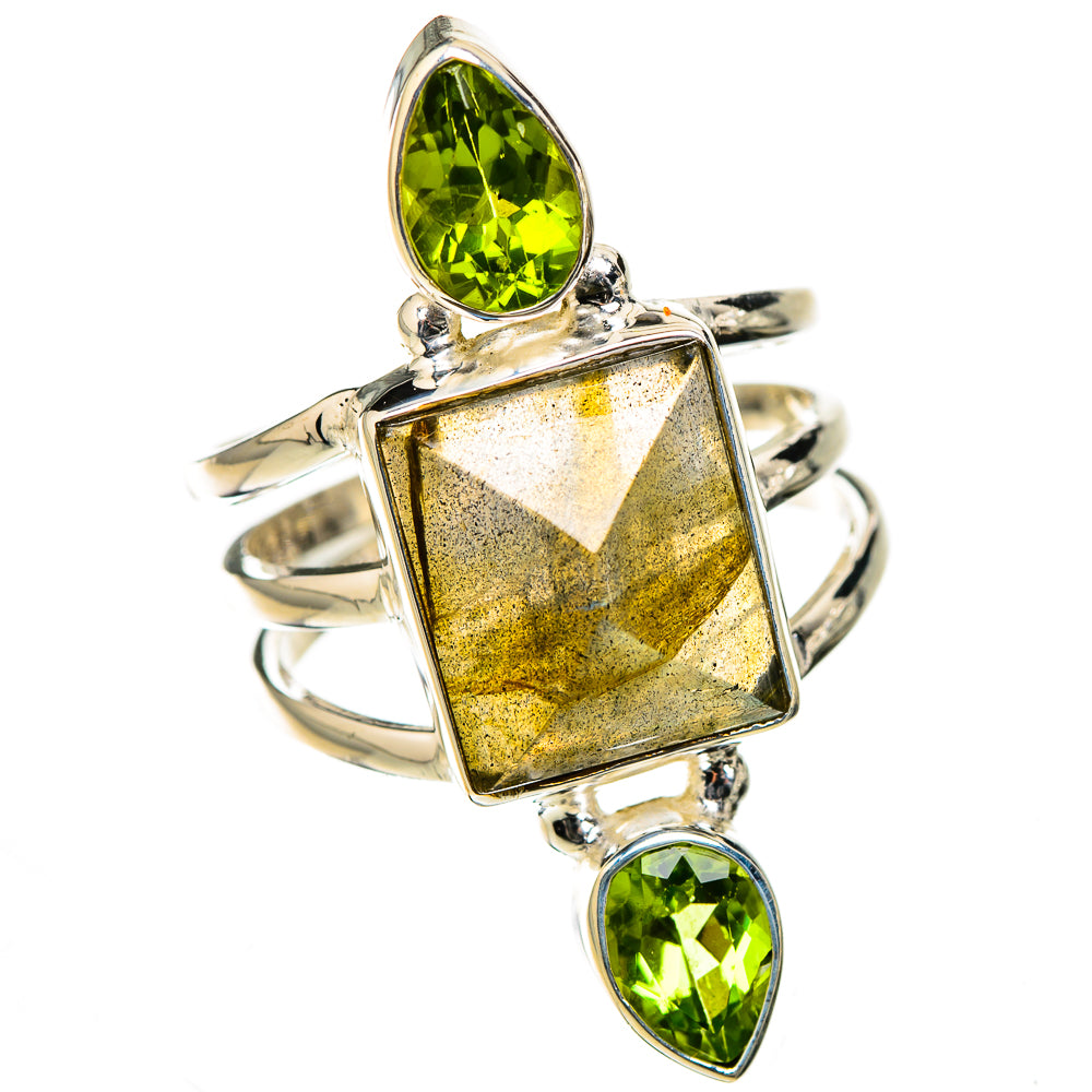 Labradorite Rings handcrafted by Ana Silver Co - RING126420 - Photo 2