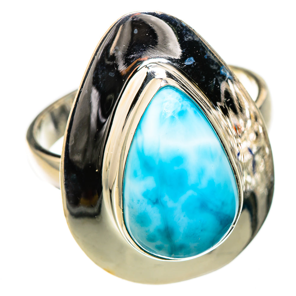 Larimar Rings handcrafted by Ana Silver Co - RING126425 - Photo 2