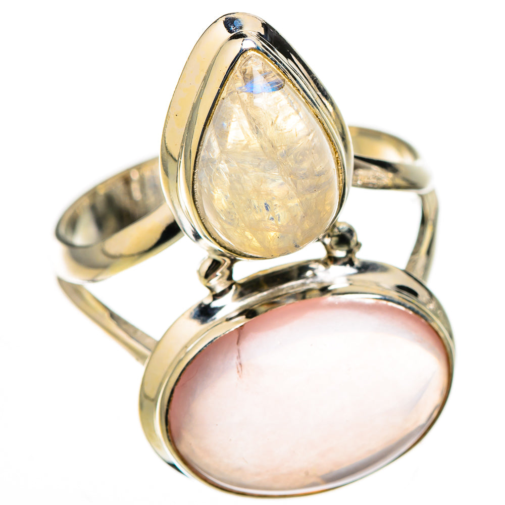 Rose Quartz Rings handcrafted by Ana Silver Co - RING126430 - Photo 2