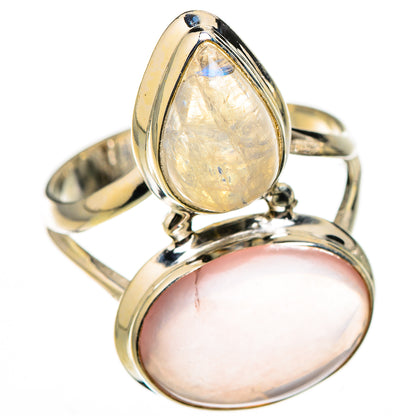 Rose Quartz Rings handcrafted by Ana Silver Co - RING126430 - Photo 2