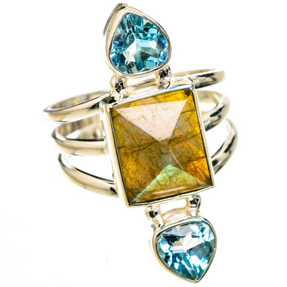 Labradorite Rings handcrafted by Ana Silver Co - RING126444 - Photo 2