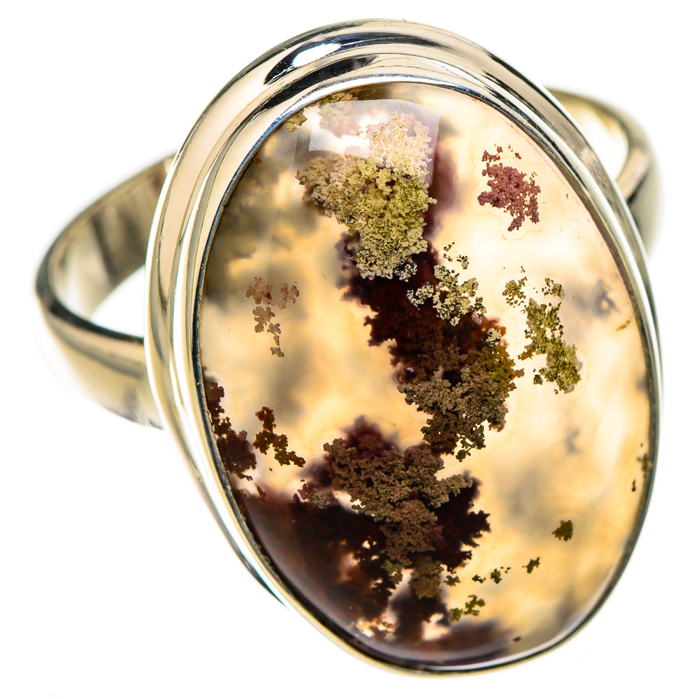 Indonesian Plume Agate Rings handcrafted by Ana Silver Co - RING126451 - Photo 2