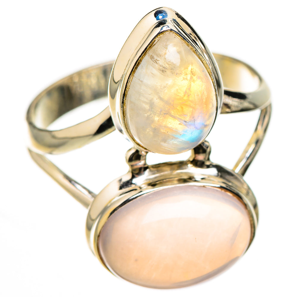 Rose Quartz Rings handcrafted by Ana Silver Co - RING126460 - Photo 2