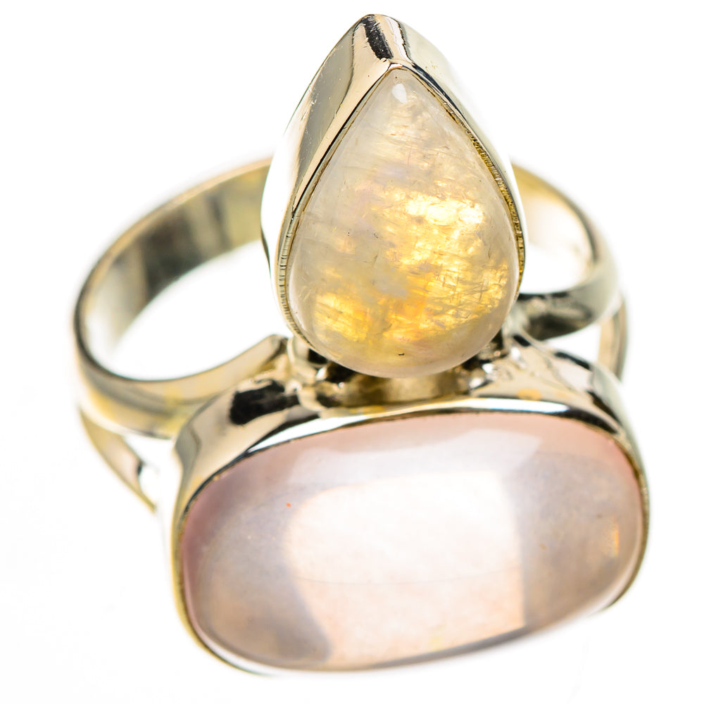 Rose Quartz Rings handcrafted by Ana Silver Co - RING126461 - Photo 2