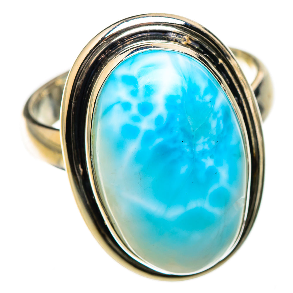 Larimar Rings handcrafted by Ana Silver Co - RING126465 - Photo 2