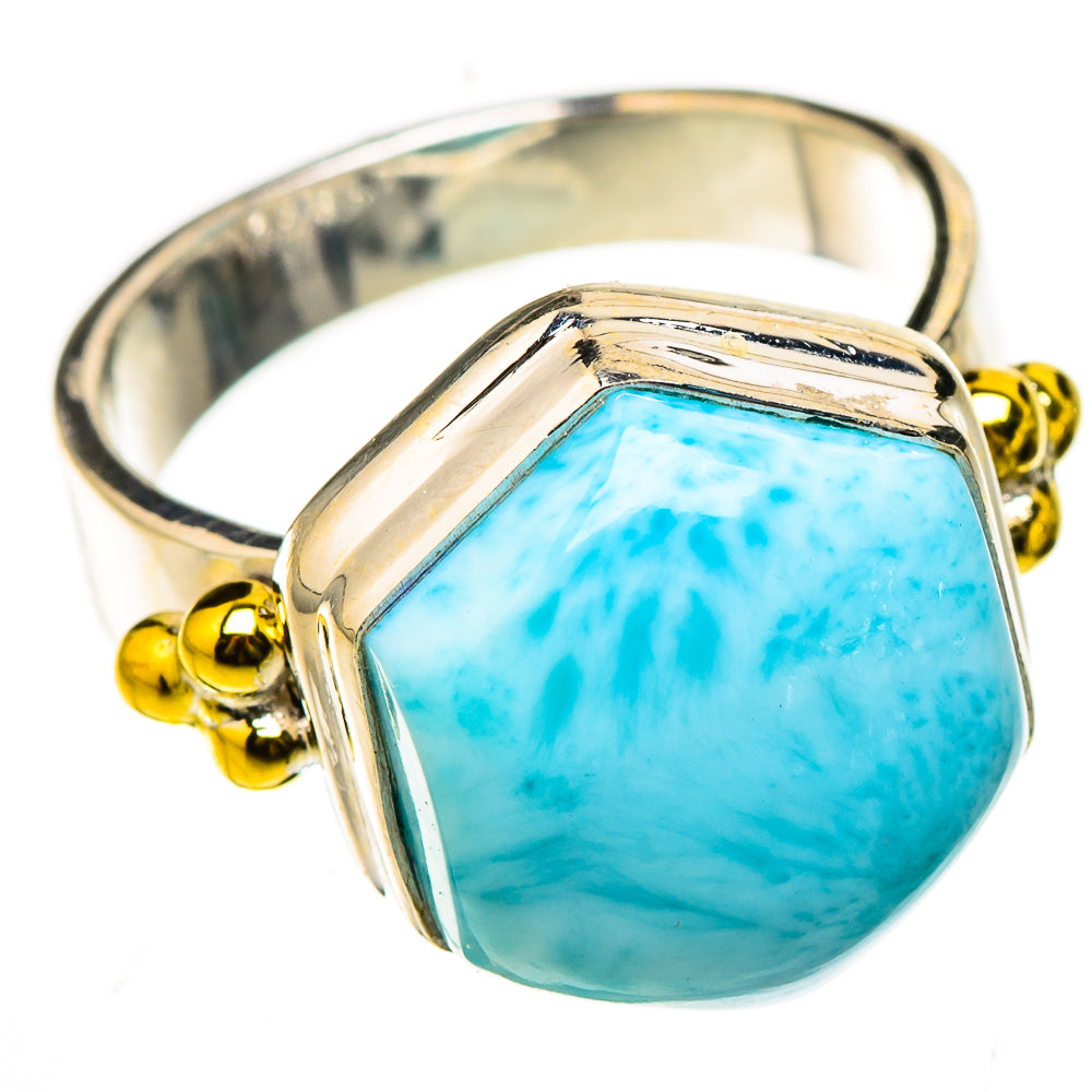 Larimar Rings handcrafted by Ana Silver Co - RING126467 - Photo 2