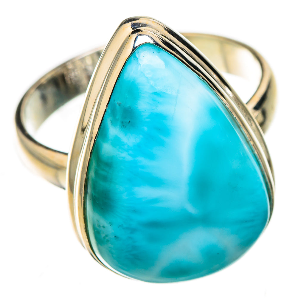 Larimar Rings handcrafted by Ana Silver Co - RING126469 - Photo 2
