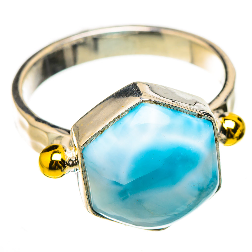 Larimar Rings handcrafted by Ana Silver Co - RING126471 - Photo 2