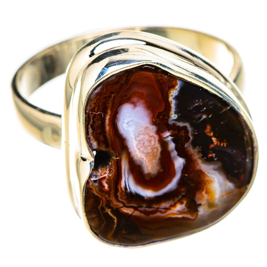 Mexican Fire Agate Rings handcrafted by Ana Silver Co - RING126476 - Photo 2