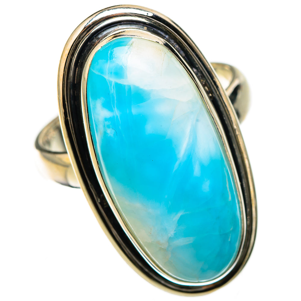 Larimar Rings handcrafted by Ana Silver Co - RING126487 - Photo 2