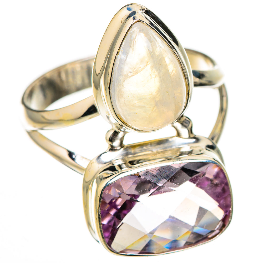 Pink Amethyst Rings handcrafted by Ana Silver Co - RING126497 - Photo 2