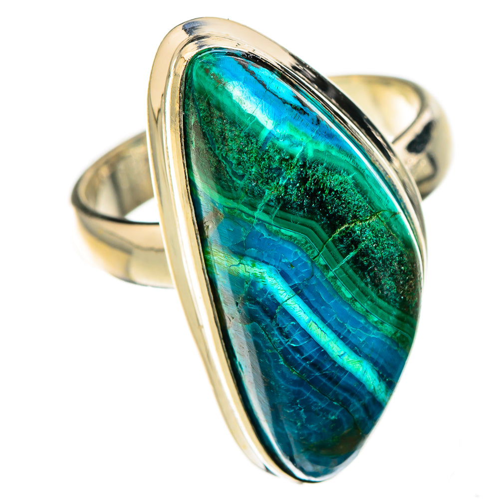 Chrysocolla Rings handcrafted by Ana Silver Co - RING126501 - Photo 2