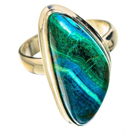 Chrysocolla Rings handcrafted by Ana Silver Co - RING126501 - Photo 2