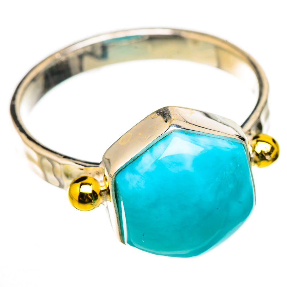 Larimar Rings handcrafted by Ana Silver Co - RING126505 - Photo 2