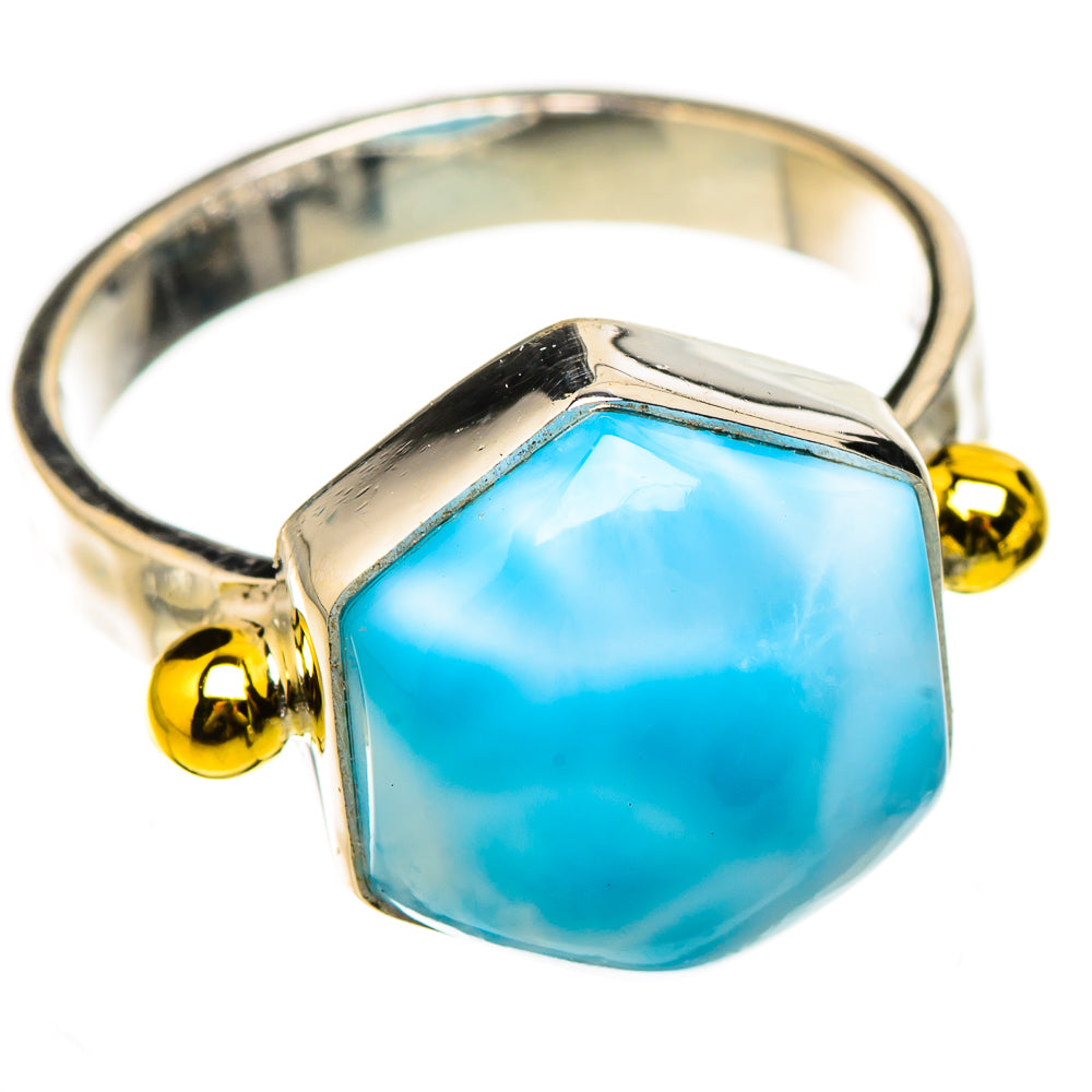 Larimar Rings handcrafted by Ana Silver Co - RING126525 - Photo 2