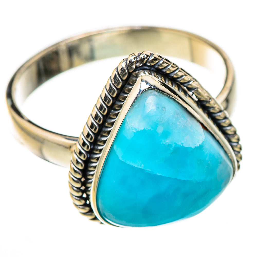 Larimar Rings handcrafted by Ana Silver Co - RING126534 - Photo 2