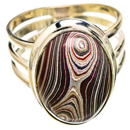 Fordite Rings handcrafted by Ana Silver Co - RING126536 - Photo 2