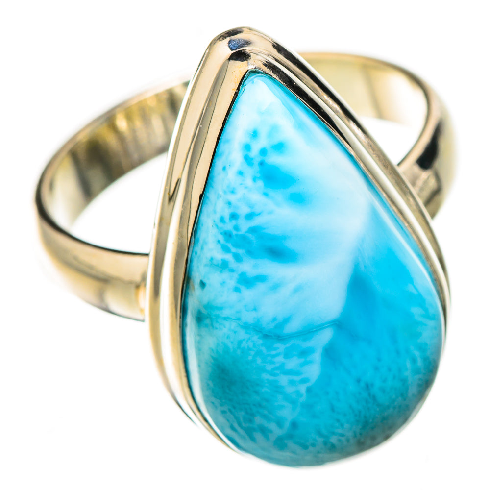 Larimar Rings handcrafted by Ana Silver Co - RING126540 - Photo 2