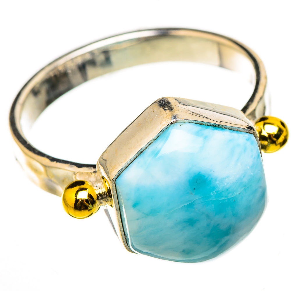 Larimar Rings handcrafted by Ana Silver Co - RING126544 - Photo 2