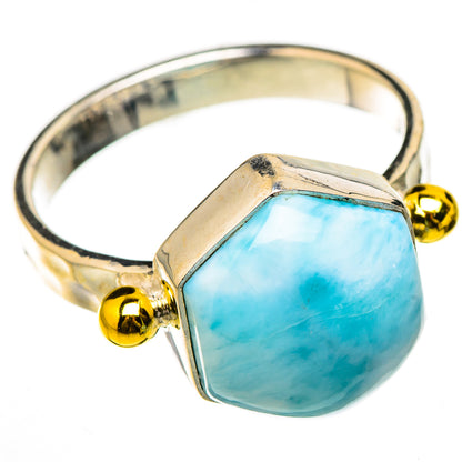Larimar Rings handcrafted by Ana Silver Co - RING126544 - Photo 2