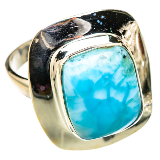 Larimar Rings handcrafted by Ana Silver Co - RING126545 - Photo 2