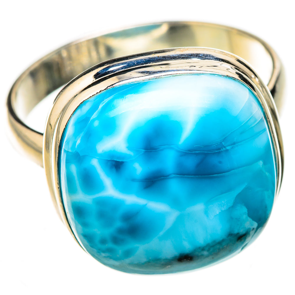 Larimar Rings handcrafted by Ana Silver Co - RING126547 - Photo 2