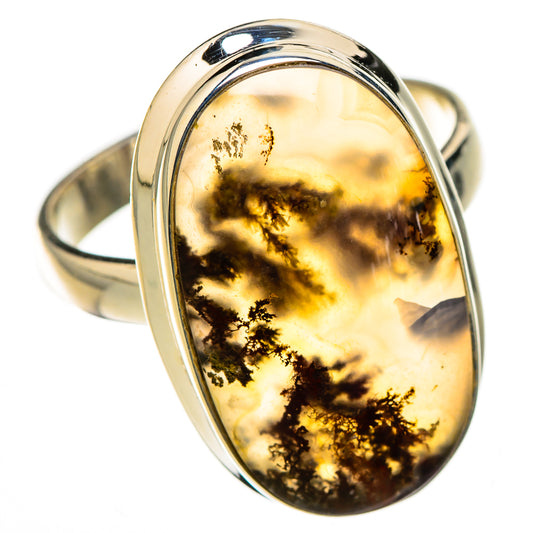 Indonesian Plume Agate Rings handcrafted by Ana Silver Co - RING126548 - Photo 2