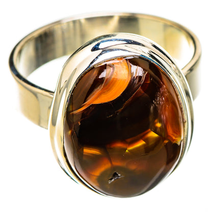 Mexican Fire Agate Rings handcrafted by Ana Silver Co - RING126549 - Photo 2