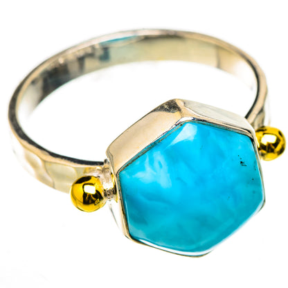 Larimar Rings handcrafted by Ana Silver Co - RING126554 - Photo 2