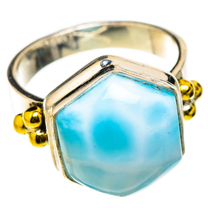 Larimar Rings handcrafted by Ana Silver Co - RING126557 - Photo 2