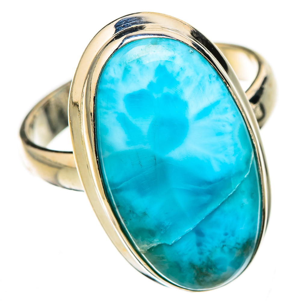 Larimar Rings handcrafted by Ana Silver Co - RING126559 - Photo 2